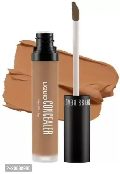 Natural Liquid Light Weight Full Coverage With Matte Finish Concealer (Warm Sand, 6 G)