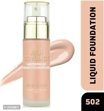 High Coverage Waterproof Foundation Sb-501-02 Foundation  (rose Bluse, 60 Ml)-thumb0