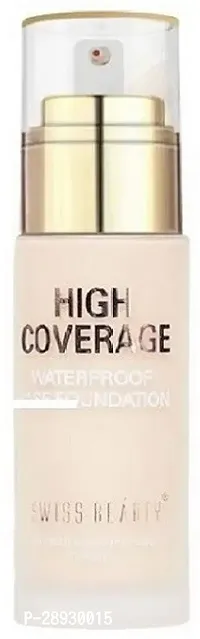 High Coverage 01 White Ivory Foundation 60 Gm Pack of 1-thumb0