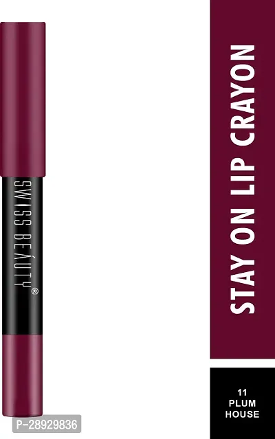 Non Transfer Matte Crayon Lipstick-thumb2