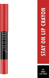 Non Transfer Matte Crayon Lipstick-thumb2