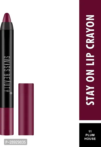 Non Transfer Matte Crayon Lipstick-thumb2