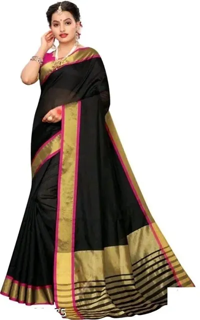 Elegant Silk Saree with Blouse piece For Women