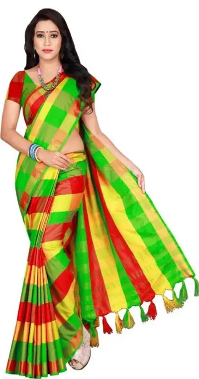 Beautiful Silk Saree with Blouse piece