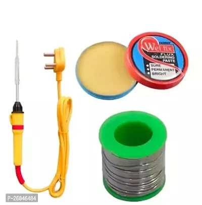 25 WATT SOLDERING IRON | SOLDERING WIRE |  PASTE