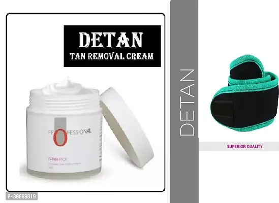 unbox pro. Detan removal cream o-3 detam 300g + multicolouor facial band.