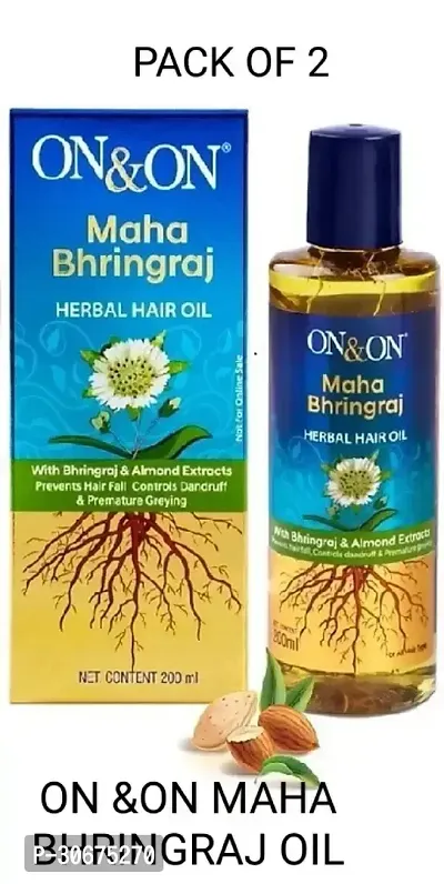 Neuarth Maha Bhringraj Hair Oil Cures Dandruff  Hair Fall, 200Ml-thumb0