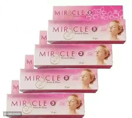 Professional Miracle Shine  Glowing Skin Cream 15Gm Pack Of 4-thumb0