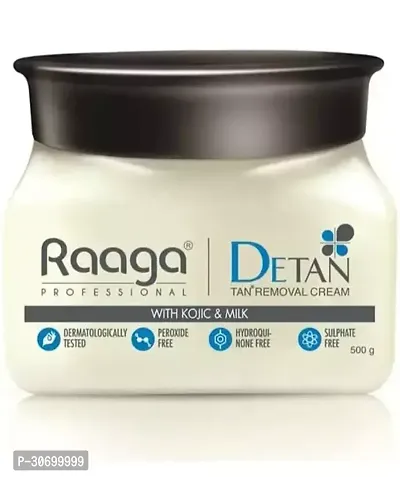 Raaga Professional De Tan cream With Kojic And Milk, 500g, White pack...1.-thumb0