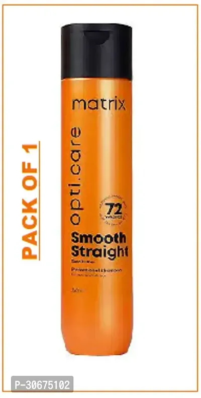 Matrix Opti Care Smooth Straight Professional Shampoo For Ultra Smooth Frizz-Free Hair With Shea Butter, Paraben Free, 200Ml(Pack Of 1)-thumb0