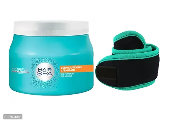 Deep Nourishing Cream Bath Hair Spa 490Gm + Facial Band-thumb0