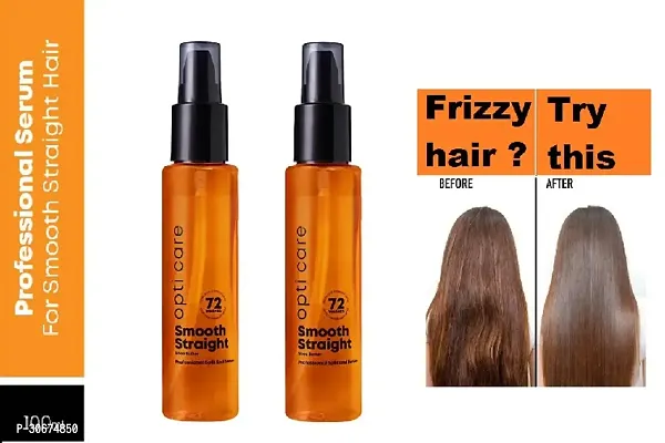 Friz Free Hair Opti. Smooth Straight Hair Serum 100Ml Pack Of 02-thumb0