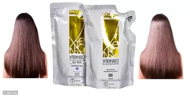 Professionnel Paris Oleeoshape Neutralizing Straightening Cream 125Ml+Oleoshape Oil Trio Smoothing Cream 125Ml.