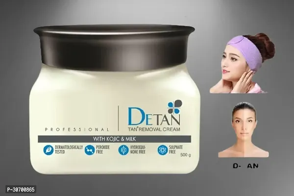 #de-tan removal cream tan remove  490g + facial band pack of 1.-thumb0