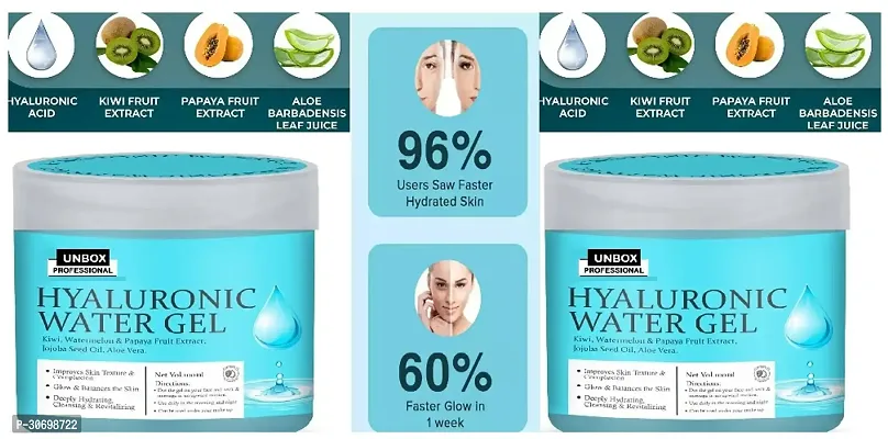 Hyaluronic Water Gel 100ml with Kiwi Extracts Pack of 02-thumb0