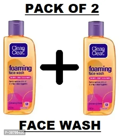 Clean  Clear Face Wash - Foaming,150ml Pack (pack of 2)-thumb0