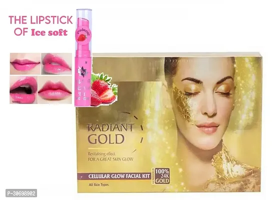 Magic Pink Lip Balm + L. Herbals Gold Facial Kit 250G.299-thumb0