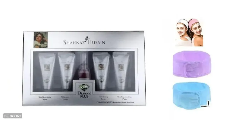 Mutlicolour Facial Band + Shahnaz Diamond Tube Facial Kit For Girs.-thumb0