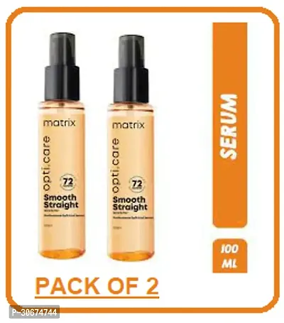 Matrix Opti.Care Professional Anti-Frizz Hair Serum | For 5 X Split End Protection | With Shea Butter (100Ml)(Pack Of 2)-thumb0