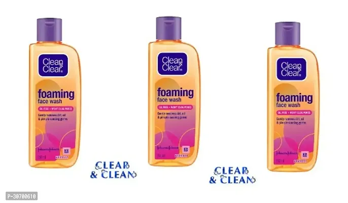 Clean And Clear Foaming Face Wash 150ml Pack O f 3