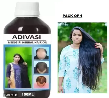 Adivasi  Herbal Adivasi Ayurvedic Hair Oil-100ml.-thumb0