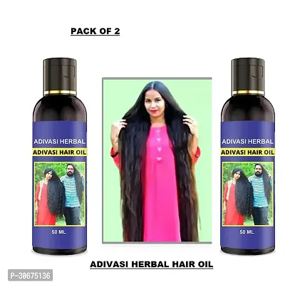 Adivasi Herbal Hair Oil Best Premium Hair Growth Oil Hair Oil (50 Ml)Pack Of 2-thumb0