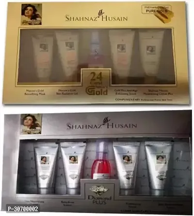 Shahnaz Husain Shahnaz_Husain Gold and Diamond facial kit 95 g (Set of 10) .-thumb0