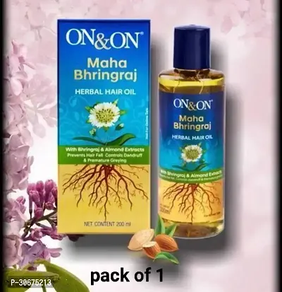 On  On Maha Bhringraj Herbal Hair Oil Promotes Hair Growth | Sulfate Free