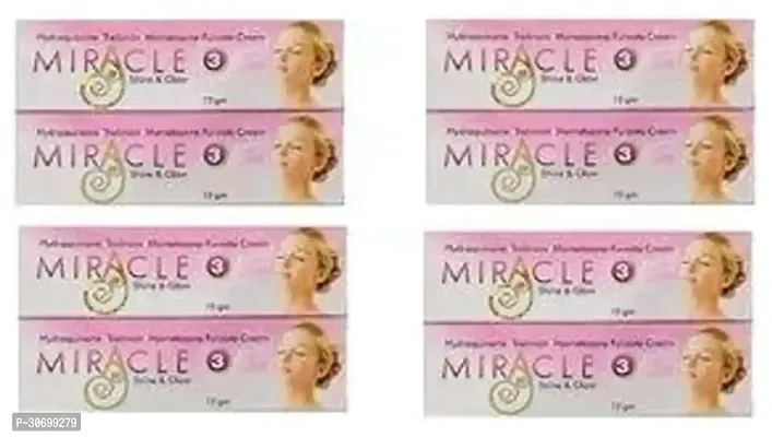 Miracle Shine  Glow Face Cream - 15Gm Pack Of 4-thumb0