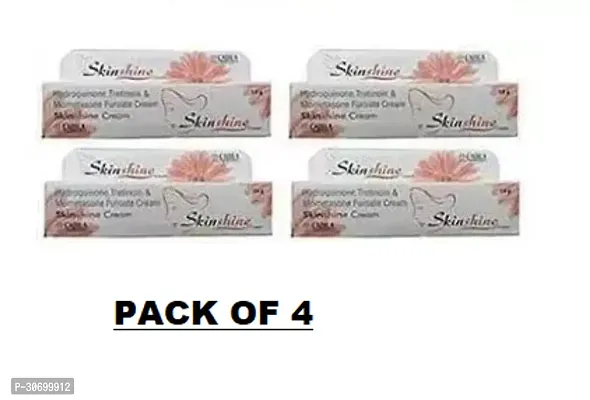 Sikin shine cream pack of 4 for skin whitening and dark spot removing (15gm each )-thumb0