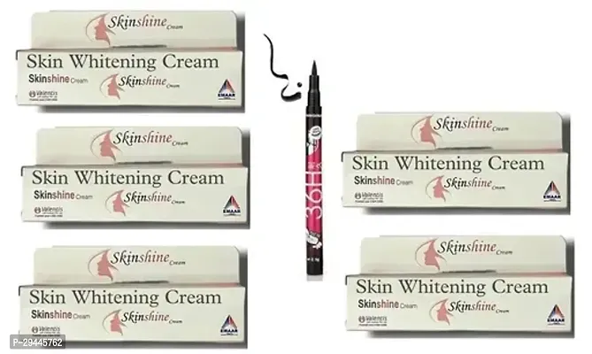 Skin Treatment Skin-Shine Face Cream 15 G  Pack of 5 with Eye Liner