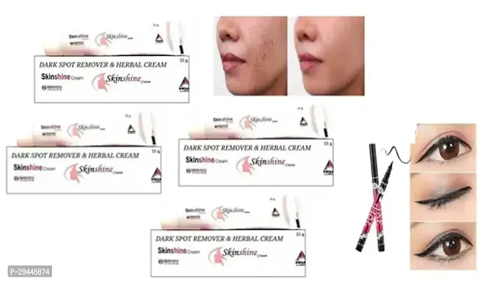 Dark Spot Removal Face Cream 15 G  Pack of 3 with Eyeliner-thumb0