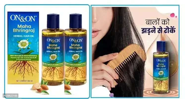 Professional On Maha Bhringraj Herbal hair Oil pack of 2