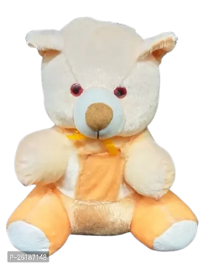 Cute Orange Teddy Bear Soft Toy For Kids-thumb0