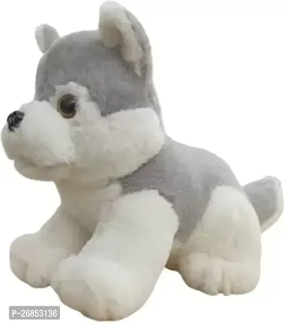 Cute White Dog  soft toy-thumb0