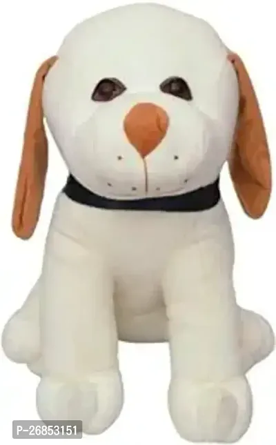 Cute White Dog  soft toy