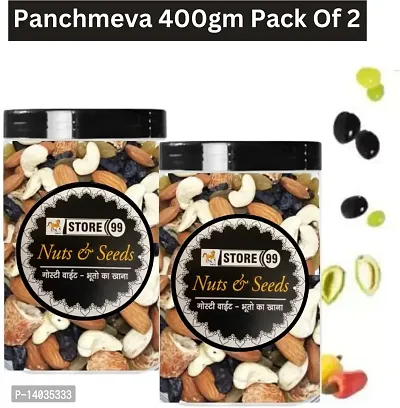 Panchmeva Dry Fruits For Puja Prasad Superfood 400gm Pack  Of 2