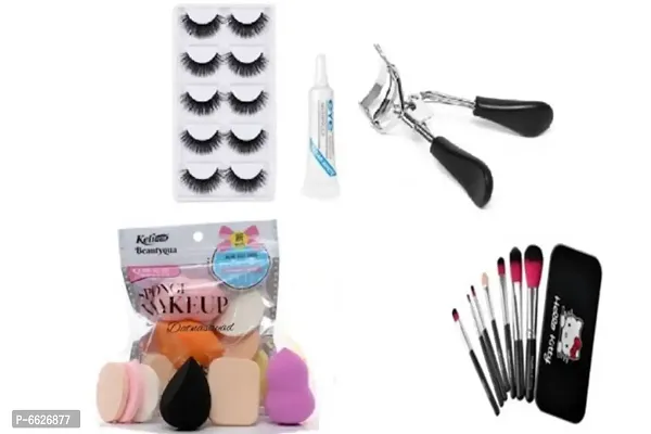 Makeup Tools and Accessary Combo