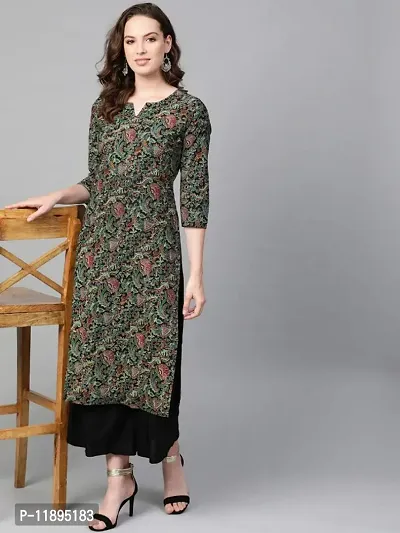 Black Colour Printed  Kurta-thumb4