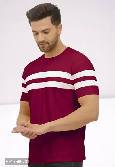 Fancy Cotton Blend T-shirts for Men-thumb0