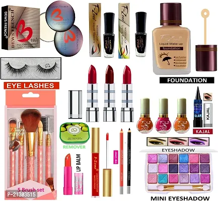 F-Zone All Event And Functions All Types Makeup Solution Makeup Kit Of 23 Makeup Items Vk84 (Pack Of 23)-thumb0