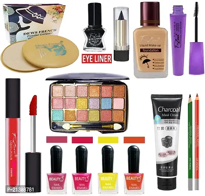 F-Zone nbsp;Professional Makeup Kit Set Of 14 For Women/Girlsb Sh30 ()-thumb0