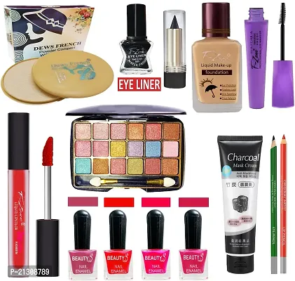 F-Zone nbsp;Professional Makeup Kit Set Of 14 For Women/Girls 19Feb26 (Pack Of 14)