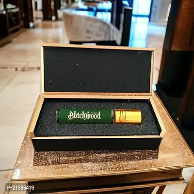 Western Blend Arabic Blackwood Attar For Men And Women With Wooden Box Gift Pack (8 Ml)