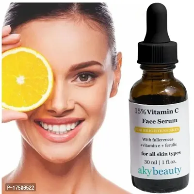 Aky Beauty 15% Face Vitamin C Face Serum For Glowing  Radiant Skin