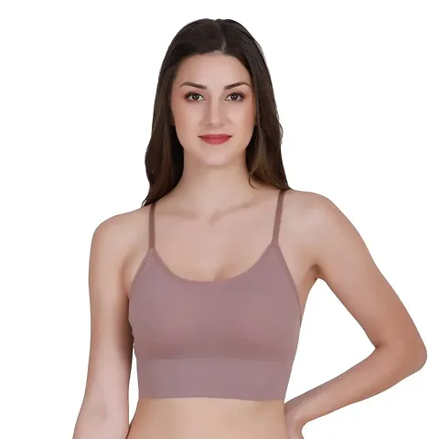 Classy Lightly Padded Cami Bra  - Pack Of 1