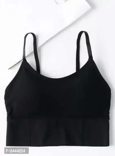 Lightly Padded Bralette/Sports Bra For Women And Girls-thumb0