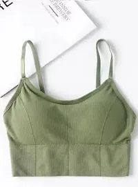 Lightly Padded Bralette/Sports Bra For Women And Girls-thumb1