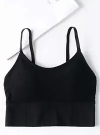 Lightly Padded Bralette/Sports Bra For Women And Girls-thumb1