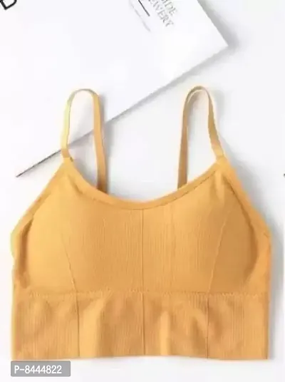 Lightly Padded Bralette/Sports Bra For Women And Girls-thumb2